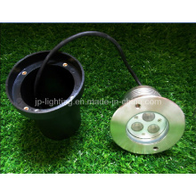 9W RGB encastré lampe creuse pour éclairage de jardin (JP82534)